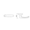 Kawaguchi Giken JL-24-4K-N J Lever Display Lock, Small Seat, Lever