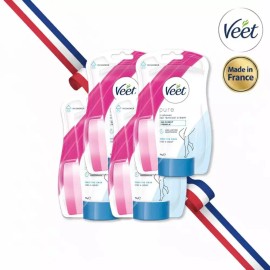 VEET 인샤워 제모크림 150g 4개 y존 팔 다리 겨드랑이 털 셀프 왁싱 제모 용품 VEET In-Shower Hair Removal Cream 150g 4ea for Y-zone, Arm, Leg, Armpit Self Waxing Depilatory