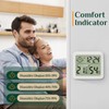 PAIRIER Digital Thermometer Hygrometer Pack of 2, Portable Thermometer Hygrometer