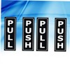 Ciieeo 4pcs Push Pull Door Sign Stickers Decals for Home