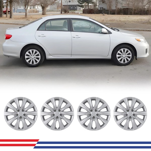 Nixon Offroad New 16" Hub caps For 2009-2025 Toyota Corolla