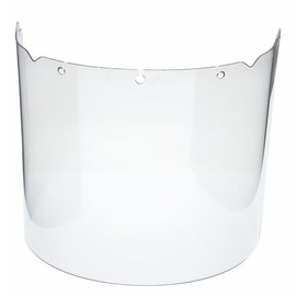 MOLLIFII Visor, Clear, Propionate, 17InW, 7-1/2InH, Mfr: 10115855-A