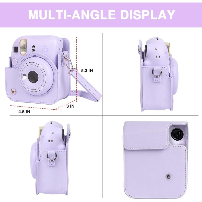 Instant Mini 12 Case Purple, Fuji Instax Mini 12 Camera