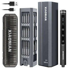 Electric Screwdriver Set,76 IN 1 Mini Electric Screwdriver Cordless Set with LED Display,5 Torque Settings Repair Tool Kit for Electronics Phone Camera Laptop Watch