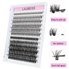 Cluster Lashes 240pcs 20D 40D Mixed Tray DIY Eyelash Extension