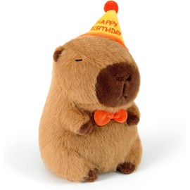 DEJIN Cute Kapibara Plush Stuffed Kapibara Stuffed Animal Soft Kapibara Plush Toy Kapibara Doll Pillow Birthday Kids Birthday Capybara 9 Inch