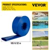 VEVOR Discharge Hose, 4" x 105', PVC Lay Flat Hose,