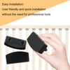 72PCS Plastic Bed Slat Caps, Side and Center Bed Slats