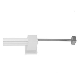 Jaclo CUTP180-PN Cubix Horizontal Grab Bar with Toilet Paper Holder, Polished Nickel