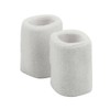MG Wrist Band Pair (Terry)-White OSFM