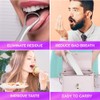 HouChanges 3 Kinds Tongue Scraper Gift Set,Stainless Steel Tongue Cleaners