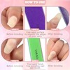 Yamobi 6 Stück 4-Wege-Nagelpolierer für Nägel,Hochwertige Polierfeile Für Naturnägel,Polierblöcke für