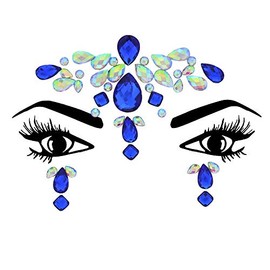 Zac's Alter Ego Crystal Stone Face Gems/Jewels - Summer Festival Body Art Unicorn Mermaid Bindi Rave Bohemian Party