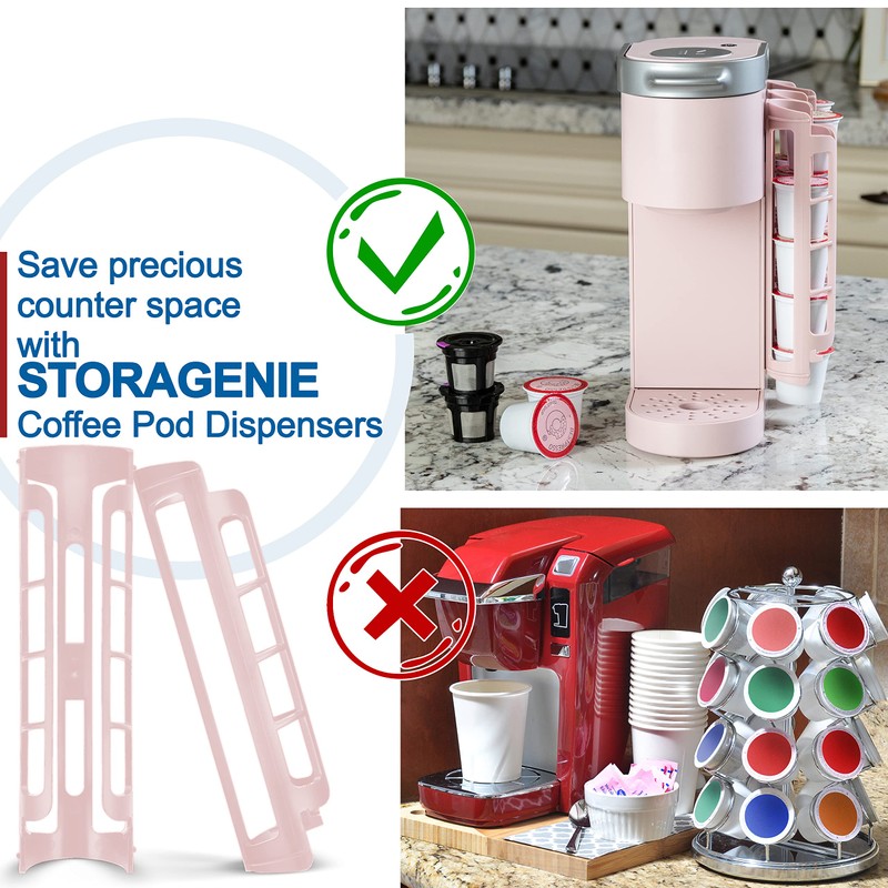 STORAGENIE - Soporte para cápsulas de café Keurig K-cup, montaje