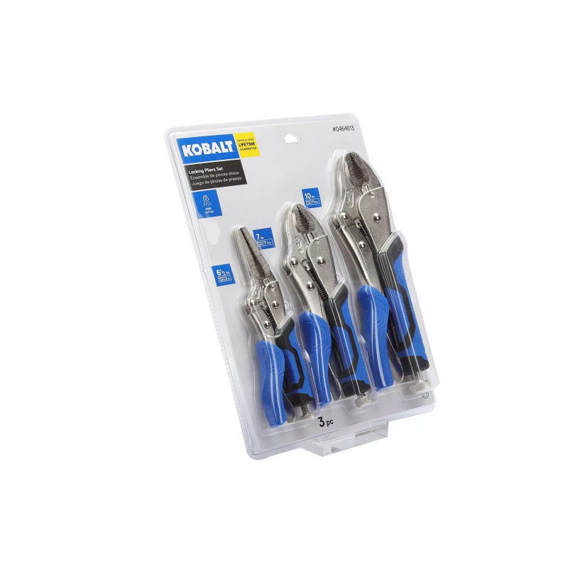 Kobalt 3-Piece Locking Pliers Set