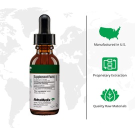 NutraMedix Stevia - Bioavailable Liquid Stevia Leaf Extract Drops for Microbial Support - Sugar Alternative with Microbial Support Properties - Low-Carb, No Added Sugar (1 oz / 30 ml)