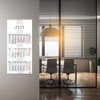 3-Month Calendar 2025 Recycled 30 x 70 cm, Decorative Large