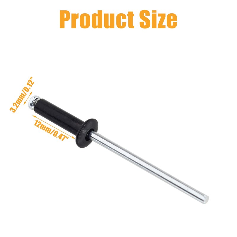 Yoohey 1/8 x 1/2 Inch Pop Rivets Kit Aluminum Rivets