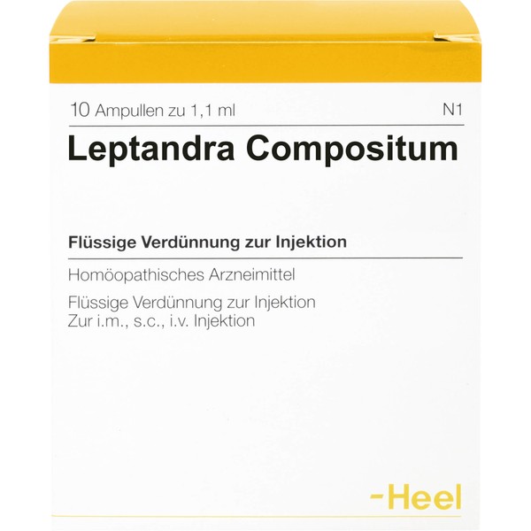 Leptandra compositum Inj.-Lsg., 10 St. Ampullen