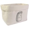 Large 'Flower Hedgehog' Canvas Organiser/Storage Bag (OR00014982)