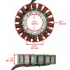 For Polaris Caltric Stator For Polaris 4014406 4014839 Stator Generator
