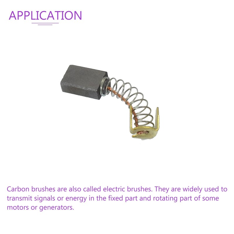 DMiotech 4pcs 5mmx8mmx12mm Carbon Brush for Electric Motor