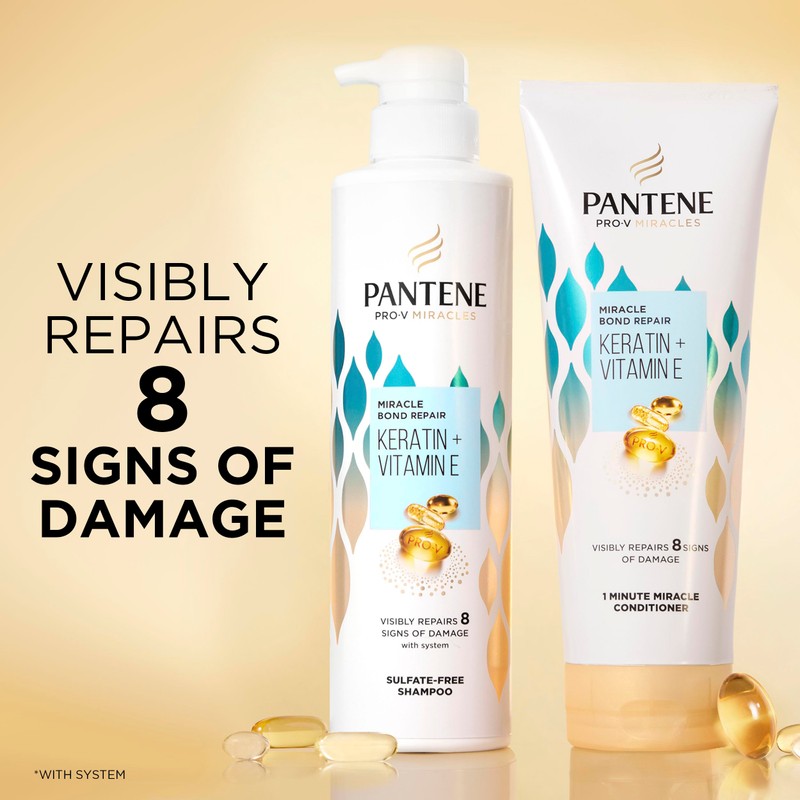 Pantene Pro-V Miracles Bond Repair Keratin + Vitamin E Sulfate-Free