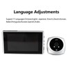 2MP Door Viewer Camera 1080P 4.5in Screen PIR Detection Smart