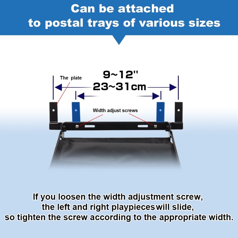 Indoor Wall Mount Mail Catcher Bag Door Slot Post Box