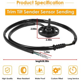 Unbranded Volvo Penta Trim Sender Sensor Sending Unit SX-A, DPS-A DPS-B, 21484383, 3841840