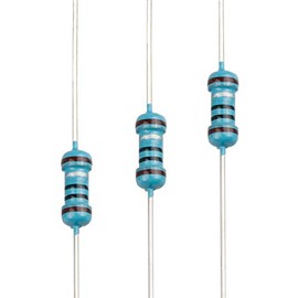 EDGELEC 100pcs 1 ohm Resistor 1/4w (0.25 Watt) ±1% Tolerance Metal Film Fixed Resistor, Multiple Values of Resistance Optional