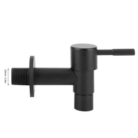 Universal Faucet Easy Installation Water Saving Design Single Lever Bathroom (Black Short Mop Pool Faucet, G 1/2" Male Thread)