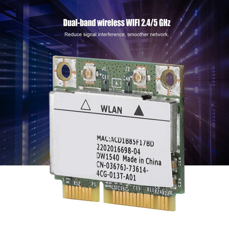 For Dell Broadcom BCM943228HM4L DW1540 Dual Band Mini PCI-e Wifi