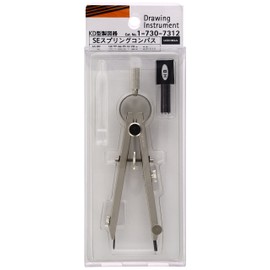 ウチダ KD型製図器 SE 穂替スプリングコンパス 鉛筆 1-730-7312