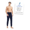 Idtswch 36" Inseam Men's Tall Sweatpants Joggers Regular Fit Workout