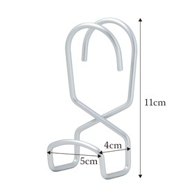 Less & Seiei 18820 18820 Wide Hook That Won't Fall Off Hanger Pipe, Storage Hook, Wide Type, Clothes Hanger, Small Storage, Bag Hanger, Closet Storage, Convenient Hook, Made in Japan