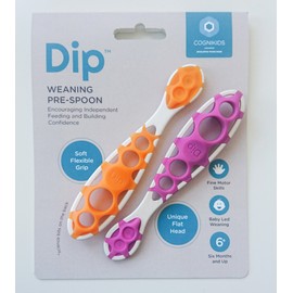 Cognikids Dip Weaning Pre Spoon (Tangerine/Flamingo)