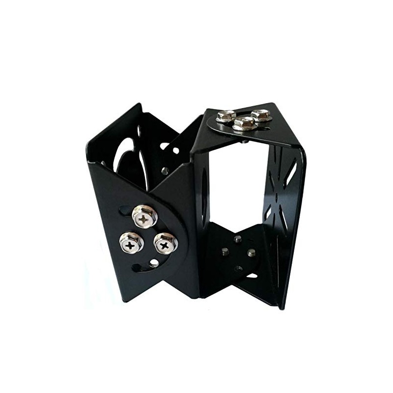 Rosebe Security Camera Pole Mounting Hardware Stay [Black] Security Camera