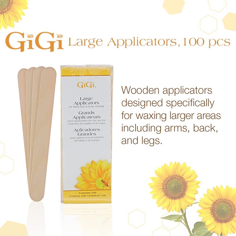 GiGi Wax Sticks for Hair Removal – Large Wax Applicator