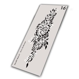 Body Painting Airbrush Stencil - Henna 16