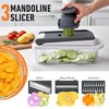 Mueller Pro-Series 10-in-1, 8 Blade Vegetable Chopper, Mandoline Slicer, Food