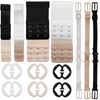 20 Pcs Adjustable Non-slip Bra Strap Clip Set, Elastic Racerback