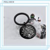 FEELMEM Adventurist Gifts Be Brave Seek Adventure Keychain Traveling Keyring