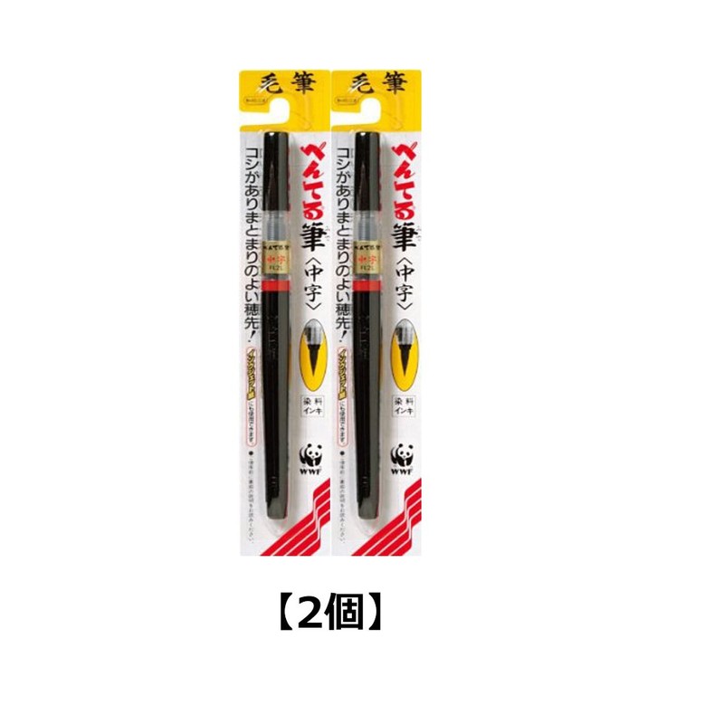 Pentel Brush, Mister Fine Point XFL2L [Set of 2]