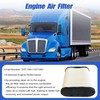 XQSMWF D37-1061 Engine Air Filter Compatible with Kenworth T680 2023
