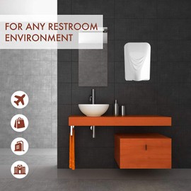 Secador de Manos, Dispositivo de Secado de Manos de inducción automático eléctrico de 600 vatios Secado de Segundos para el Edificio de oficinas del Aeropuerto del Hotel del hogar