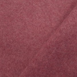 Organic Cotton Fleece - High-Quality Organic Cotton Fleece - Very Soft & Warm - in Four Colours - per Metre (Berry-Melange)