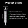 3ml Syringe-s with Caps (20pcs) for Pets or Industrial &