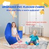 Sensory Chair for Kids, Inflatable Triangle Bean Pod for Children