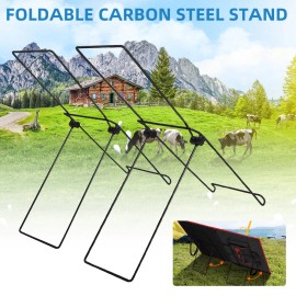 KEPEAK Solar Panel Foldable Mounting Bracket Adjustable Durable Portable Support Stand